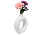 Preview: Blumenvase Pflanztopf rund Design Vase mit sandiger Oberfläche